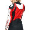 Dainese MIRAGE 2PCS dámská kombinéza červená/bílá vel.46